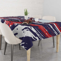 Personalized Patriotic Motocross Tablecloth with USA Flag Colors – Dirt Bike Racing Design - Wonder Print Shop