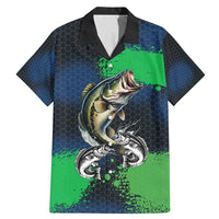 Personalized Bass Fishing Family Matching Mermaid Dress and Hawaiian Shirt with Jumping Fish – Green and Black Angler Design - Wonder Print Shop