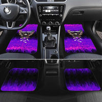 Personalized Patriotic Eagle Bowling Car Mats with Purple Flames USA Flag Wings Design - Wonder Print Shop
