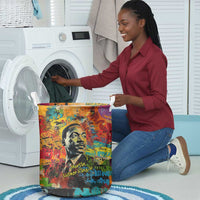Martin Luther King Jr Laundry Basket Colorful Street Art Portrait Black History Graffiti Style - Wonder Print Shop