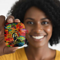 Martin Luther King Jr AirPods Case Colorful Street Art Portrait Black History Graffiti Style - Wonder Print Shop