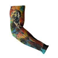 Martin Luther King Jr Arm Sleeves Colorful Street Art Portrait Black History Graffiti Style - Wonder Print Shop