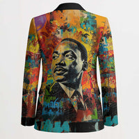 Martin Luther King Jr Blazer Colorful Street Art Portrait Black History Graffiti Style - Wonder Print Shop
