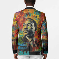 Martin Luther King Jr Blazer Colorful Street Art Portrait Black History Graffiti Style - Wonder Print Shop