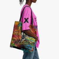 Martin Luther King Jr Tote Bag Colorful Street Art Portrait Black History Graffiti Style - Wonder Print Shop