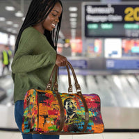 Martin Luther King Jr Travel Bag Colorful Street Art Portrait Black History Graffiti Style - Wonder Print Shop