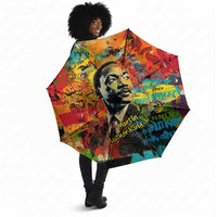 Martin Luther King Jr Umbrella Colorful Street Art Portrait Black History Graffiti Style - Wonder Print Shop