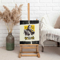 Martin Luther King Jr Canvas Wall Art Black Lives Matter Street Art Portrait Civil Rights Tribute Bold Striped - Wonder Print Shop