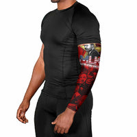 MLK Day Arm Sleeves Martin Luther King Jr Tribute American Flag Lettering - Wonder Print Shop