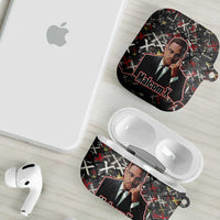 Malcolm X AirPods Case Street Art Style Portrait Quote The Future Belongs to Those Who Prepare Civil Rights Tribute - Wonder Print Shop