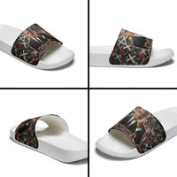 Malcolm X Slide Sandals Street Art Style Portrait Quote The Future Belongs to Those Who Prepare Civil Rights Tribute - Wonder Print Shop