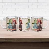 Malcolm X Ceramic Mug Pop Art Portrait Collage Civil Rights Activist Retro Style Design - Wonder Print Shop