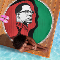 Malcolm X Beach Blanket Truth Is on the Side of the Oppressed Quote Civil Rights Tribute - Wonder Print Shop