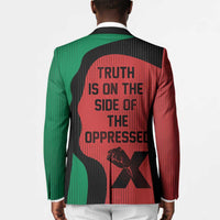 Malcolm X Blazer Truth Is on the Side of the Oppressed Quote Civil Rights Tribute - Wonder Print Shop