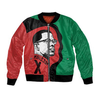 Malcolm X Bomber Jacket Truth Is on the Side of the Oppressed Quote Civil Rights Tribute - Wonder Print Shop