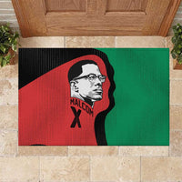 Malcolm X Rubber Doormat Truth Is on the Side of the Oppressed Quote Civil Rights Tribute - Wonder Print Shop