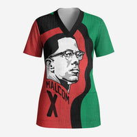 Malcolm X Scrub Top Truth Is on the Side of the Oppressed Quote Civil Rights Tribute - Wonder Print Shop
