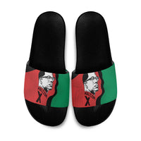 Malcolm X Slide Sandals Truth Is on the Side of the Oppressed Quote Civil Rights Tribute - Wonder Print Shop