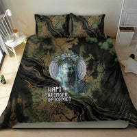 Hapi Egyptian Bedding Set Bringer of Kemet Nature Spirit Flowing Water and Earth Harmony