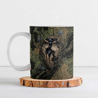 Hapi Egyptian Ceramic Mug Bringer of Kemet Nature Spirit Flowing Water and Earth Harmony