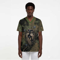 Hapi Egyptian Scrub Top Bringer of Kemet Nature Spirit Flowing Water and Earth Harmony