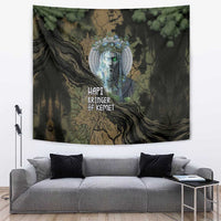 Hapi Egyptian Tapestry Bringer of Kemet Nature Spirit Flowing Water and Earth Harmony