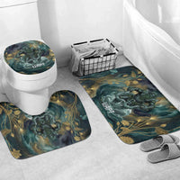 Egyptian Hapi Bathroom Set God of the Nile Ankh Symbol Lotus Flowers and Sacred River Energy