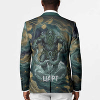 Egyptian Hapi Blazer God of the Nile Ankh Symbol Lotus Flowers and Sacred River Energy