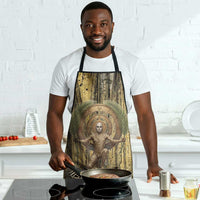 Heh and Hauhet Egyptian Apron Timeless Gods Design Infinity Serpent and Divine Balance Ancient