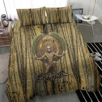 Heh and Hauhet Egyptian Bedding Set Timeless Gods Design Infinity Serpent and Divine Balance Ancient