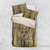 Heh and Hauhet Egyptian Bedding Set Timeless Gods Design Infinity Serpent and Divine Balance Ancient