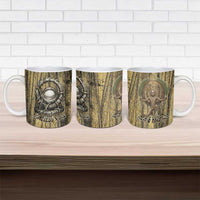 Heh and Hauhet Egyptian Ceramic Mug Timeless Gods Design Infinity Serpent and Divine Balance Ancient