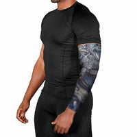 Egyptian Heh and Hauhet Arm Sleeves Serpent Duo Design Cosmic Infinity and Eternal Balance Motif