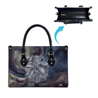 Egyptian Heh and Hauhet Leather Bag Serpent Duo Design Cosmic Infinity and Eternal Balance Motif