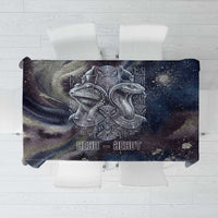 Egyptian Heh and Hauhet Tablecloth Serpent Duo Design Cosmic Infinity and Eternal Balance Motif