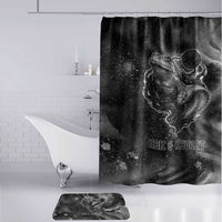 Kek and Kauket Egyptian Bathroom Set Primordial Darkness Design Cosmic Frogs and Serpents