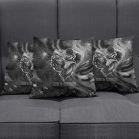 Kek and Kauket Egyptian Pillow Cover Primordial Darkness Design Cosmic Frogs and Serpents