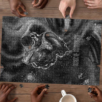 Kek and Kauket Egyptian Puzzle Primordial Darkness Design Cosmic Frogs and Serpents