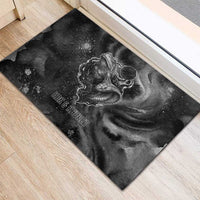 Kek and Kauket Egyptian Rubber Doormat Primordial Darkness Design Cosmic Frogs and Serpents