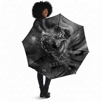 Kek and Kauket Egyptian Umbrella Primordial Darkness Design Cosmic Frogs and Serpents