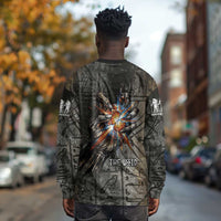 Egypt Kek and Kauket Long Sleeve Shirt Ancient Void Theme with Frog and Serpent Duality