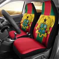 Ghana Flag Car Seat Cover with Coat of Arms Design