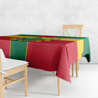 Ghana Flag Tablecloth with Coat of Arms Design