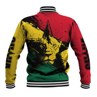 Ghana Flag Baseball Jacket with Coat of Arms Design TS04