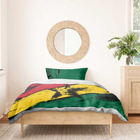 Ghana Flag Bedding Set with Coat of Arms Design TS04