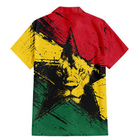 Ghana Flag Family Matching Mermaid Dress and Hawaiian Shirt with Coat of Arms Design TS04