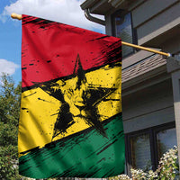 Ghana Flag Garden Flag with Coat of Arms Design TS04