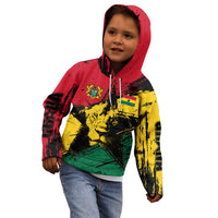 Ghana Flag Kid Hoodie with Coat of Arms Design TS04