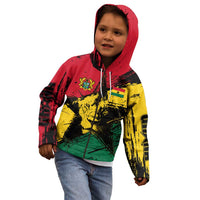 Ghana Flag Kid Hoodie with Coat of Arms Design TS04