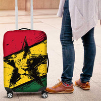 Ghana Flag Luggage Cover with Coat of Arms Design TS04